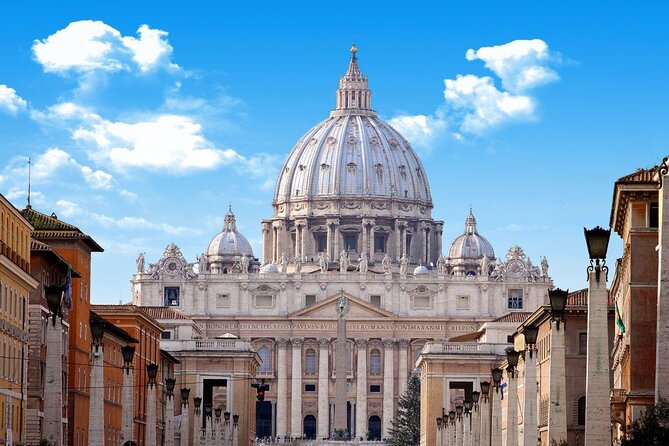 Early Morning St Peters Basilica, Dome and Grottoes Guided Tour - Key Points