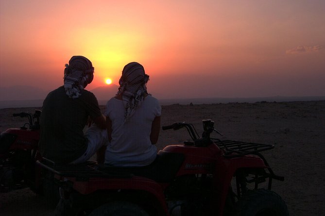 El Gouna Sunset Safari Tour by Quad Bike, Through the Dry Canyon, and Sand Dunes - Key Points