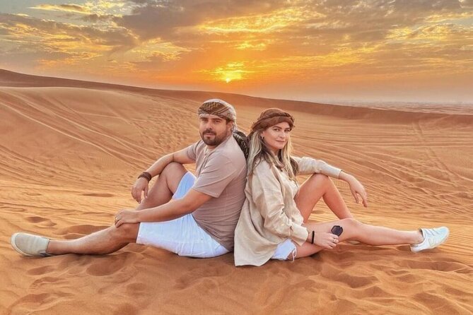 Evening Red Sand Desert Safari With BBQ Dinner, Private - Key Points