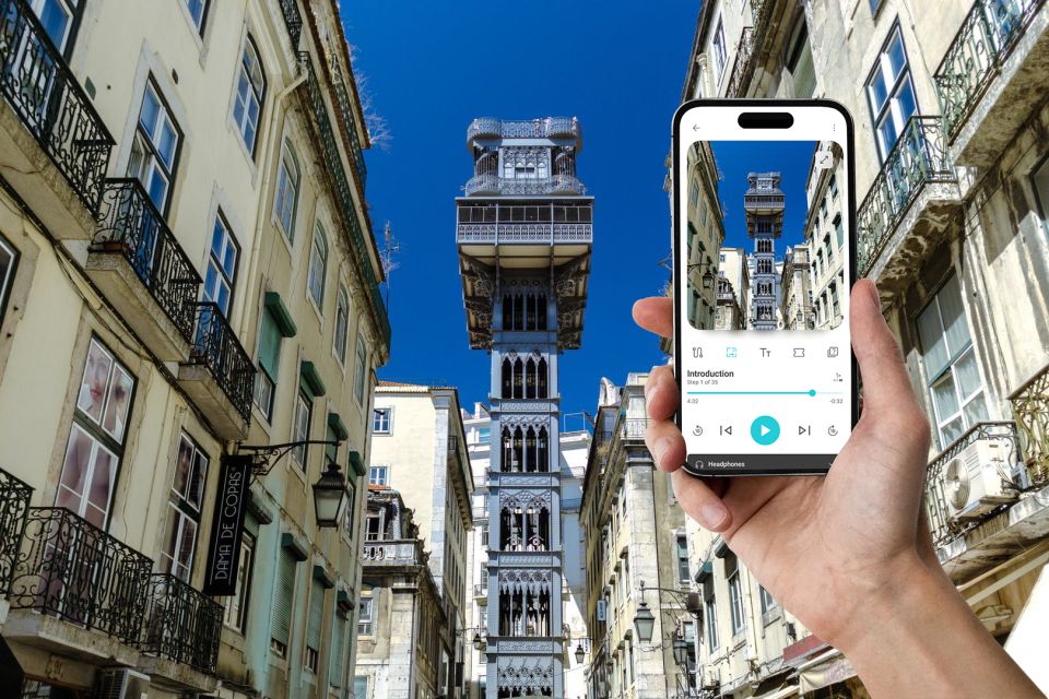 First Time in Lisbon: Walking In-App Audio Tour in English - Key Points