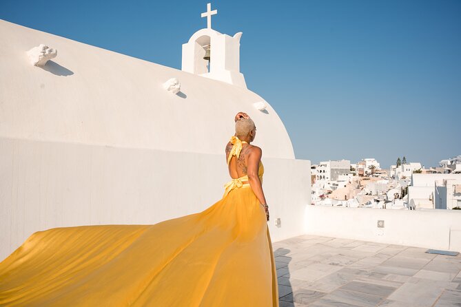 Flying Dress Private Photoshoot Santorini - Service Details