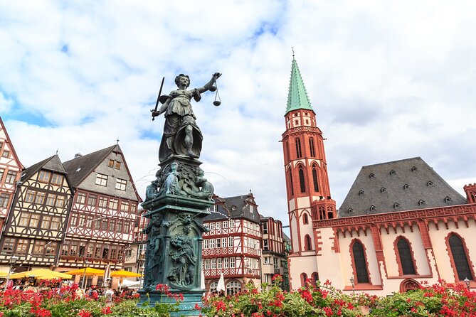 Frankfurt MAIN TOWER Old Town Römerberg Group Walking Tour - Key Points