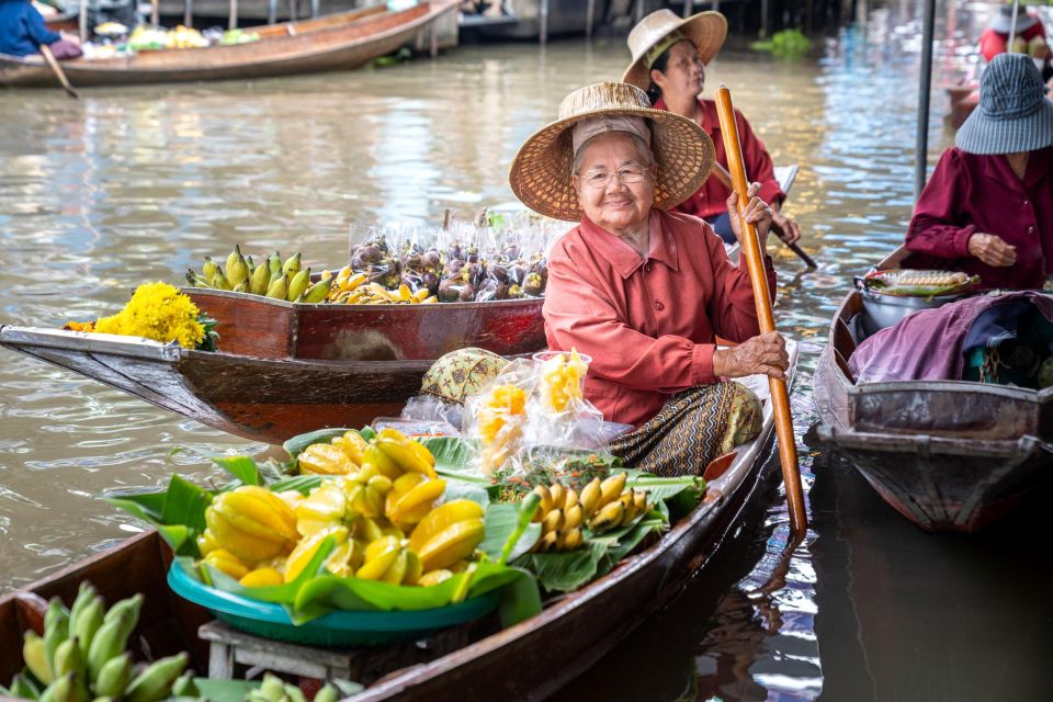 From Bangkok: Railway & Damnoen Saduak Floating Market Tour - Key Points