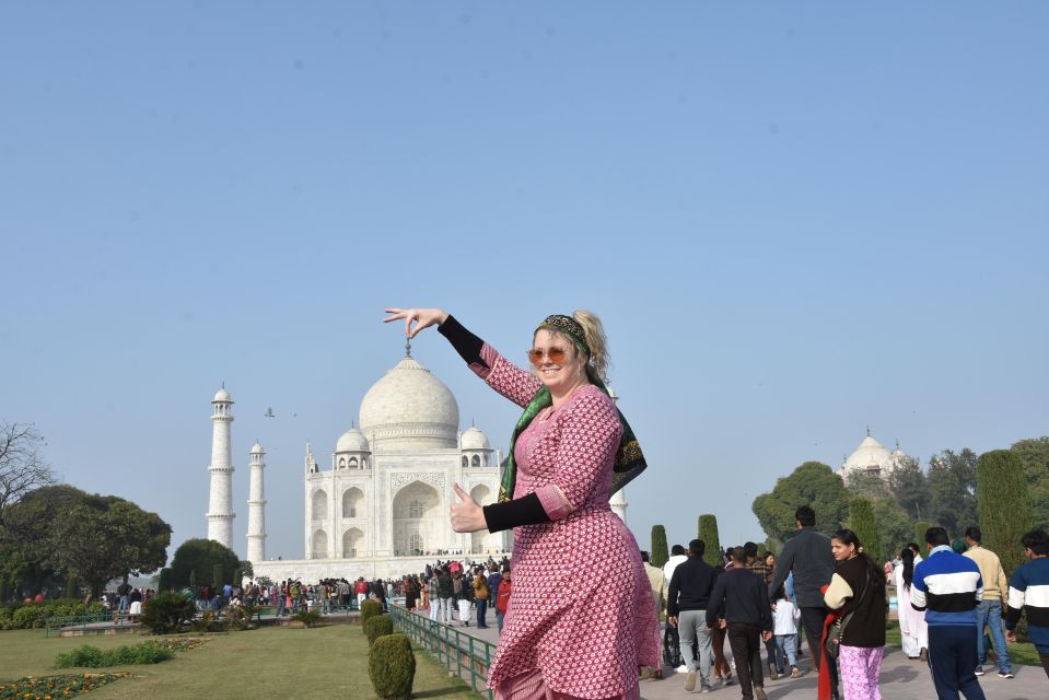 From Delhi: Private Taj Mahal & Agra Fort Day Trip by AC Car - Key Points