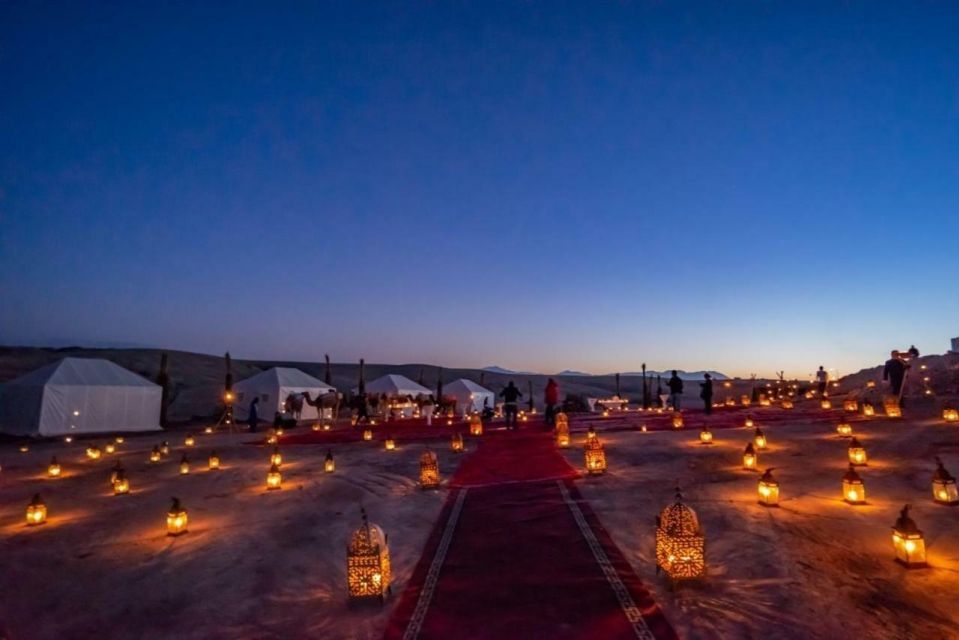 From Marrakech: Agafay Sunset Camel Ride, Dinner, & Show - Key Points