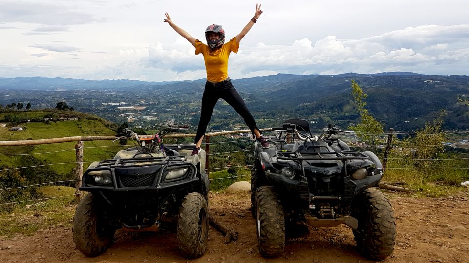 From Medellín: ATV and Waterfall Paragliding Tour - Key Points