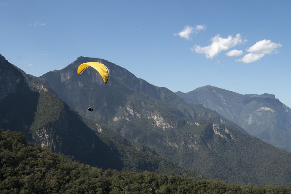 From Monterrey: Sierra De Santiago Paragliding With Pickup - Key Points
