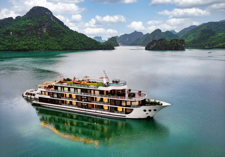 From Ninh Binh Dora Cruise Ha Long Bay: Private Balcony Room - Key Points