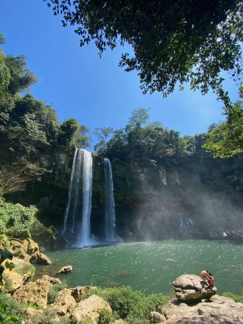 From Palenque: Misol-Ha and Agua Azul Waterfalls. - Key Points