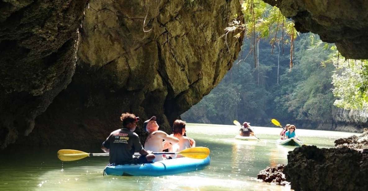 From Phuket: Phangnga Bay Boat & Kayak Tour With Transfer - Key Points