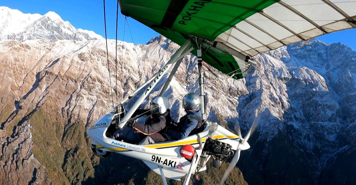 From Pokhara: 60 M. Ultralight Flight (Manaslu-Dhaulagiri) - Key Points