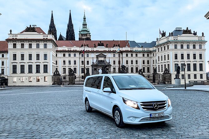 From Prague to Vienna - Private Transfer by MINIVAN Mercedes Vito 81pax - Key Points