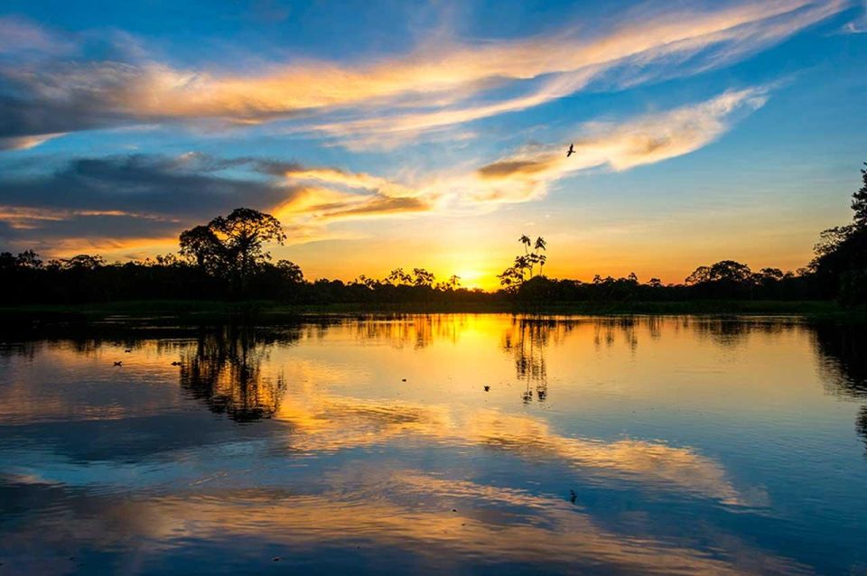 From Tambopata: Sunset on the Tambopata River - Key Points