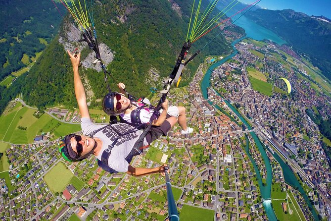 Full-Day Guided Tour to Interlaken With Paragliding Flight - Key Points