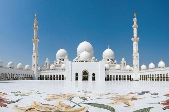Full-Day Tour of Abu Dhabi From Dubai, Sheikh Zayed Grand Mosque - Key Points