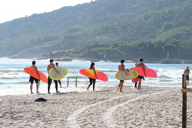 Group Surf Lessons - Florianópolis With Professional Instructor Evandro Santos - Key Points