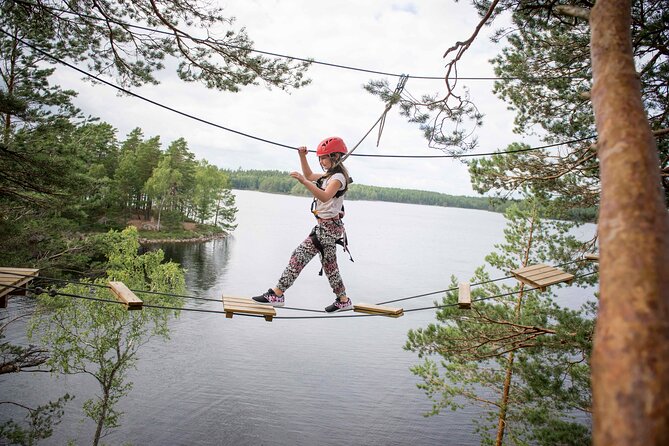 Guided High Ropes Climbing in Tiveden National Park - Key Points