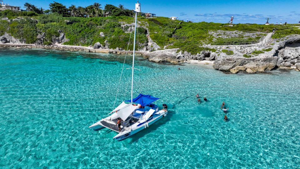 Half-Day All-Inclusive Private Catamaran Isla Mujeres - Key Points