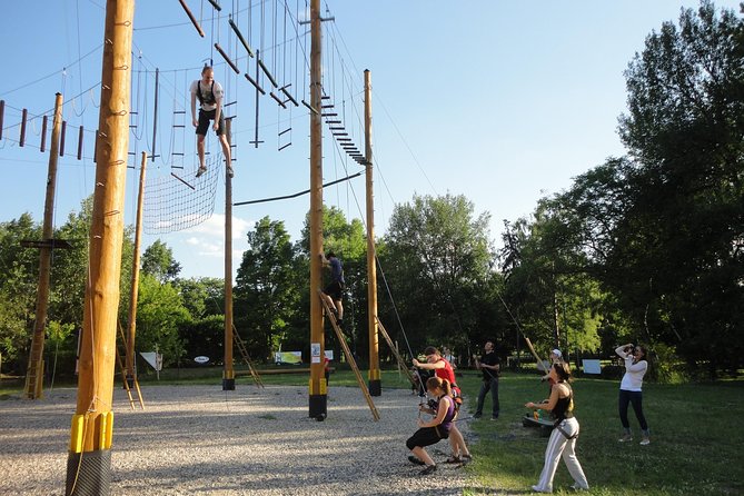 Half-Day Low-Ropes and High-Rope Challenge Course in Prague - Key Points