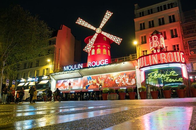 Half Day Private Night Tour in Paris With Moulin Rouge Visit - Key Points