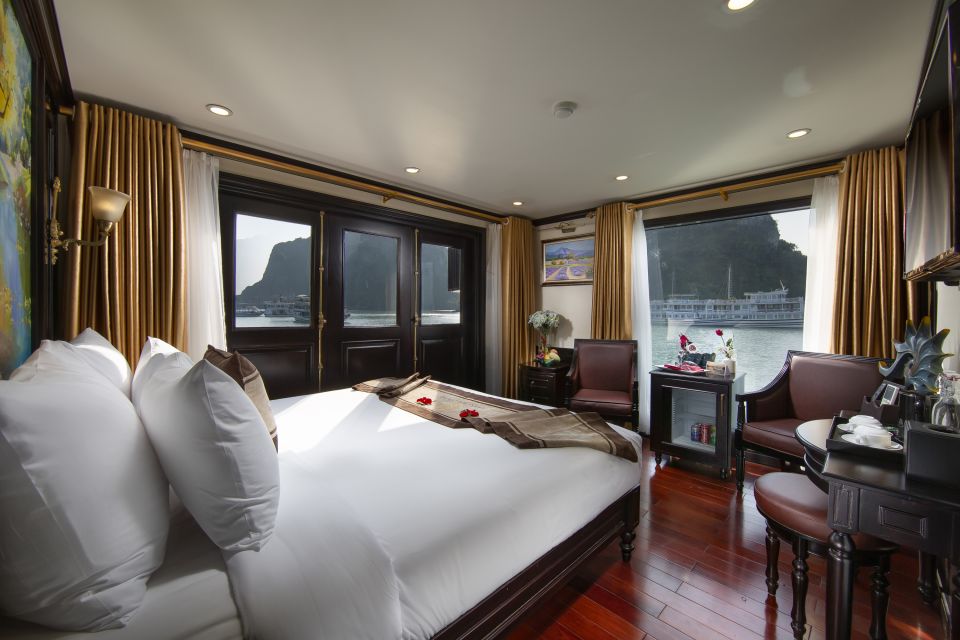 Hanoi: Halong Bay 2-Day Luxury Cruise Private Balcony & Cave - Key Points