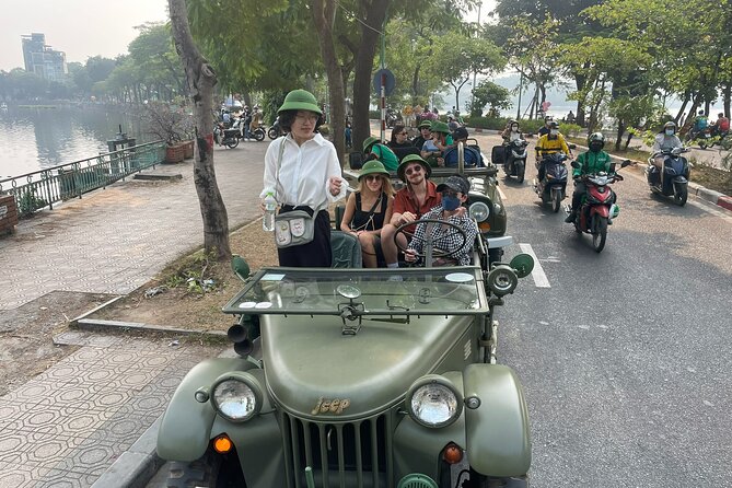 Hanoi Jeep City, Culture, Backstreet, Train Street, History, Food - Hanoi Jeep Tours
