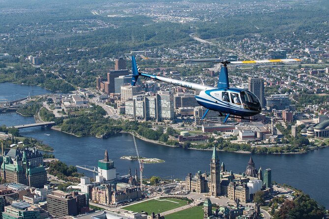 Helicopter Private Tour Over Ottawa 70KM in 20 Min - Key Points