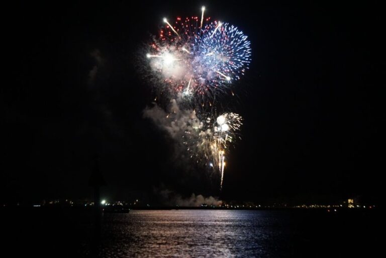 Hilton Head Island: Dolphin Tour at Sunset & Fireworks Show