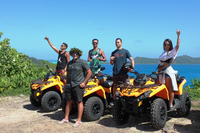 Island Tour & Getaway on the Bora Bora Mountains by Quad / ATV - Key Points