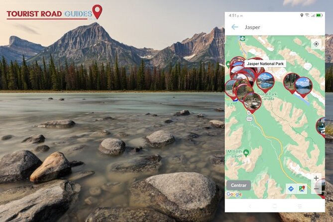 Jasper Self-Guided Routes APP With Audio Guide - Key Points