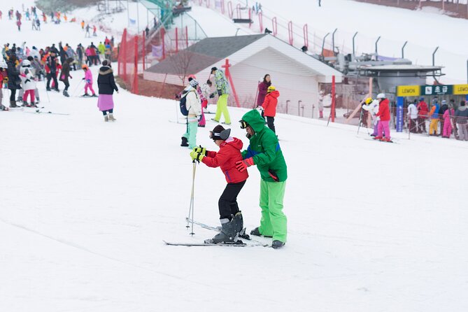 Jisan Forest Ski Resort One Day Tour With Basic Lesson - Key Points