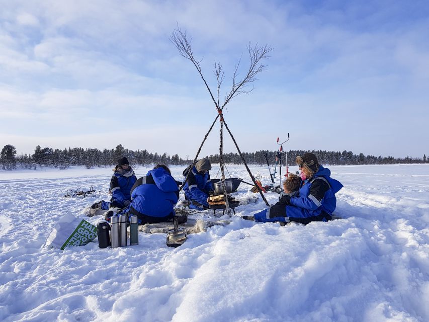 Kiruna: Snowshoe Hike & Ice Fishing Tour - Key Points