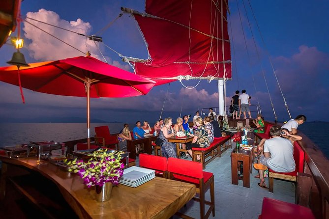 Koh Samui Romantic Sunset Cruise Tour By Red Baron Chinese Sailboat - Key Points