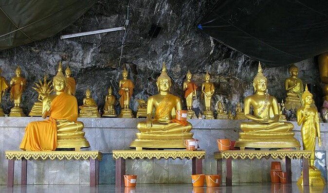 Krabi City Tour Including Reclining Buddha, Tiger Cave Temple & Khao Khanab Nam - Key Points