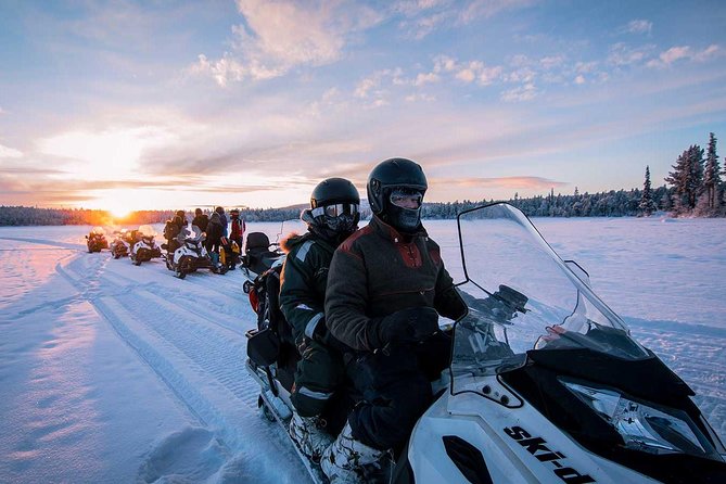 Lapland 2-Person Snowmobile Tour With Lunch From Kiruna - Key Points