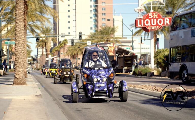 Las Vegas: Self-Drive Strip Tour in an Electric EVR Car