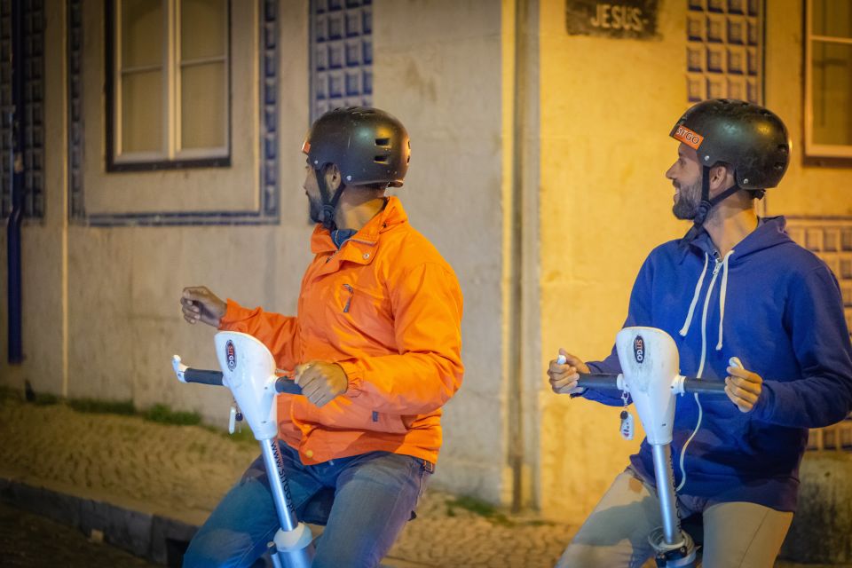 Lisbon: Old Town Sitway Night Riders Tour - Key Points