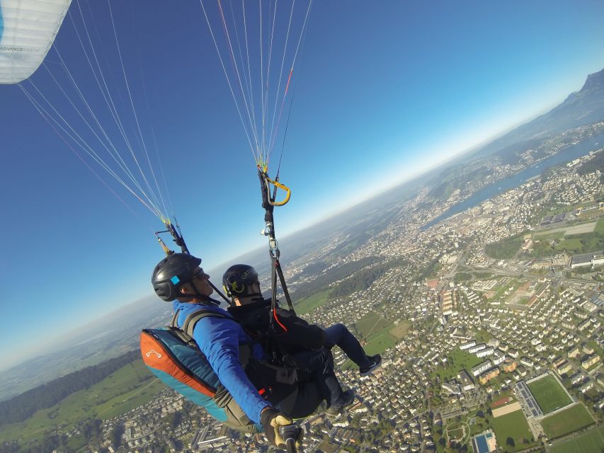 Lucerne: Tandem-Paragliding Flight - Booking Details