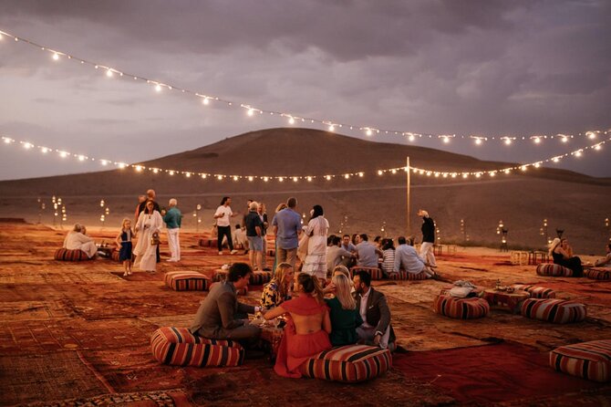 Magical Dinner In Agafay Desert & Sunset Experience From Marrakech - Key Points