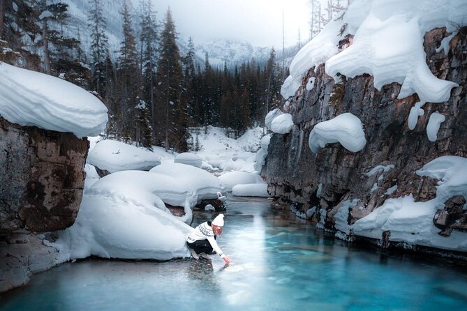 Marble and Johnson Canyon Ice Walk Tour From Canmore or Banff - Key Points