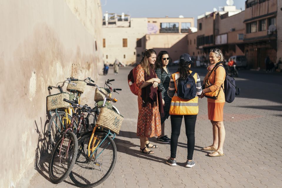 Marrakech: Cultural Bicycle Tour With Pastry and Tea - Key Points