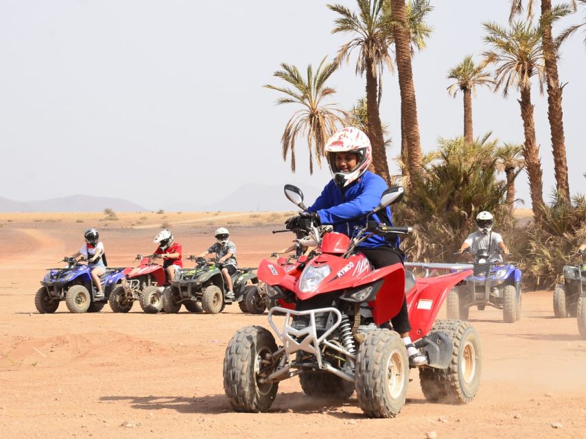 Marrakech: Guided Quad Bike and Camel Ride Tour With Tea - Key Points