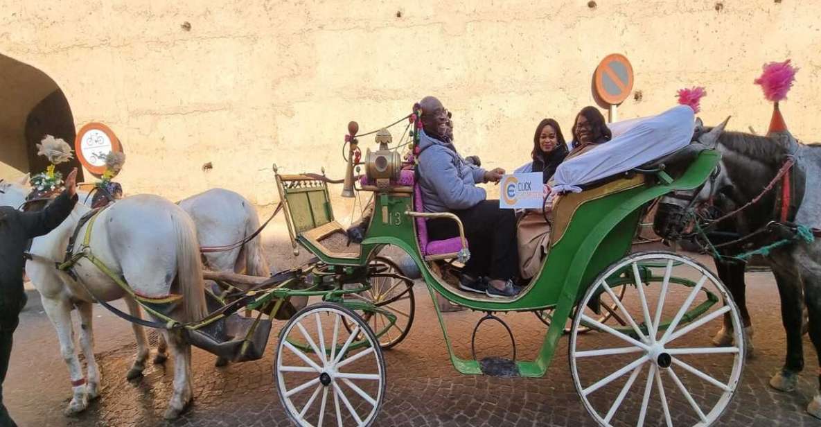 Marrakech: Majorelle & Menara Gardens Tour & Carriage Ride - Key Points