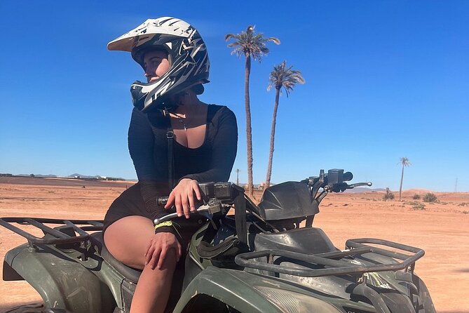 Marrakech: Quad Bike in Palm Grove & Jbilat Desert With Transfer - Key Points