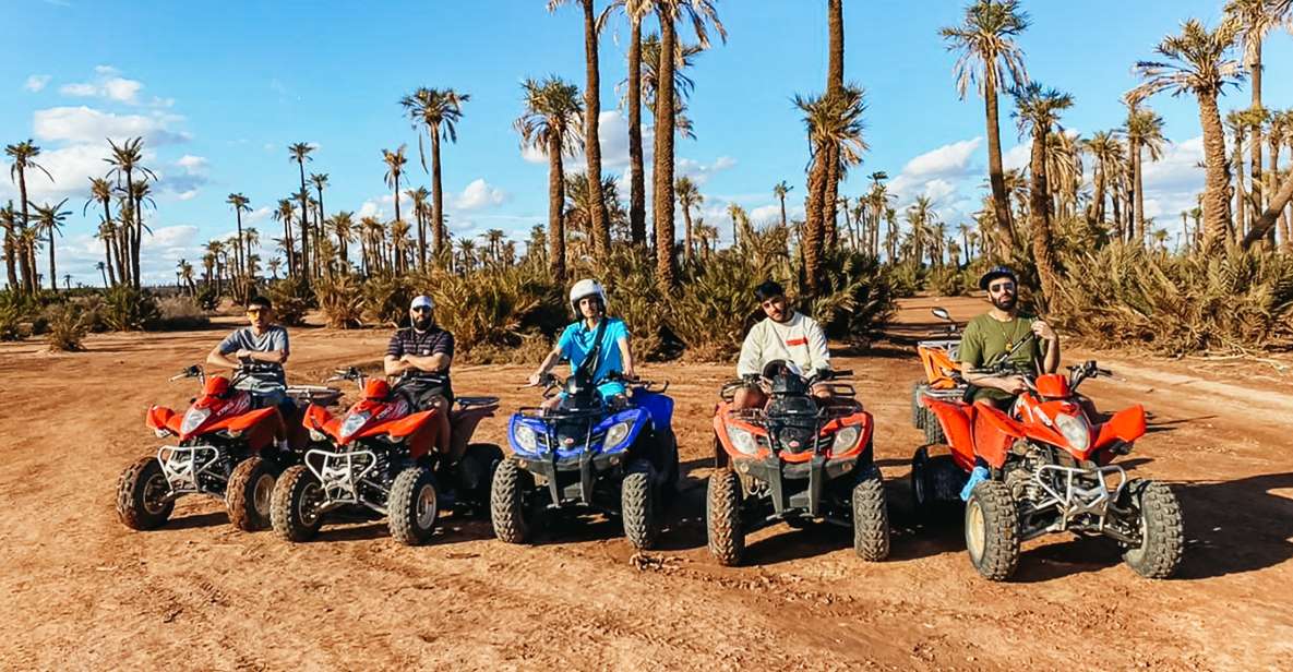 Marrakech: Quad Bike Tour to Palm Oasis and Jbilat Desert - Key Points