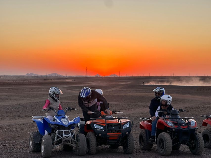 Marrakech: Quad Biking Tour in the Palm Grove Dunes With Tea - Key Points