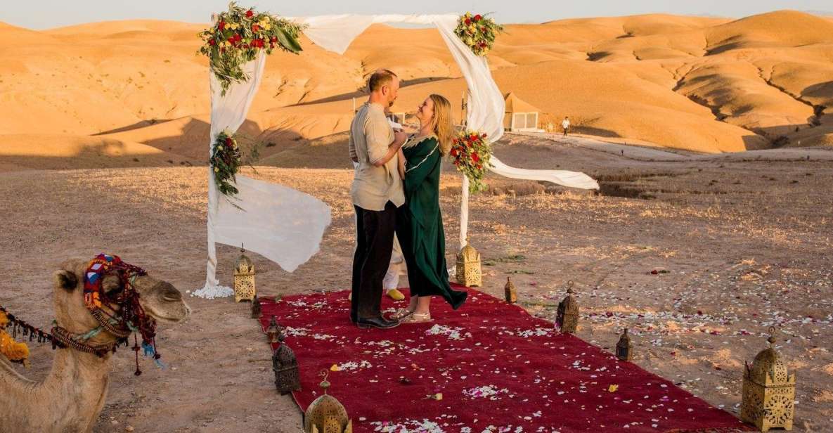 Marrakech & Show Dinner in Agafay Desert & Sunset Camel Ride - Key Points