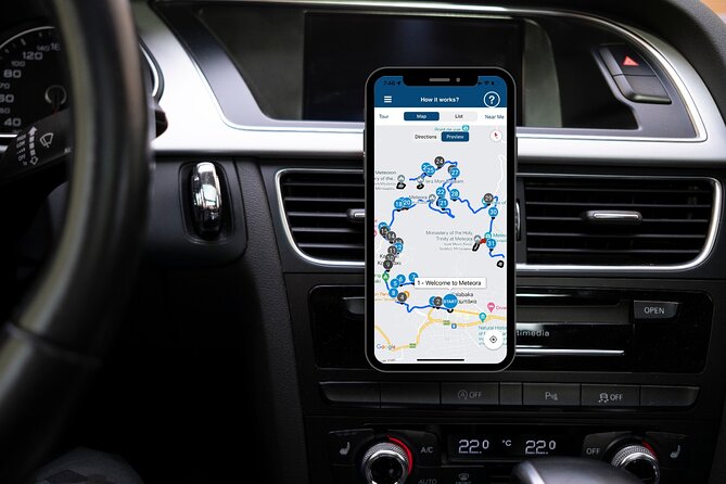 Meteora: Self-Guided App-Based Driving Tour - Key Points