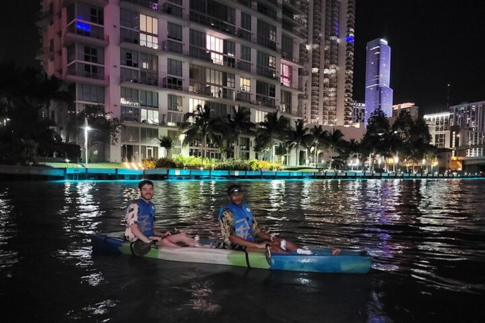 Miami City Lights Night SUP or Kayak - Key Points