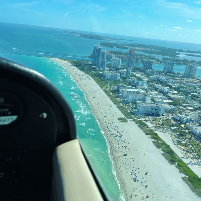 Miami: Romantic 1-Hour Private Flight Tour With Champagne - Key Points